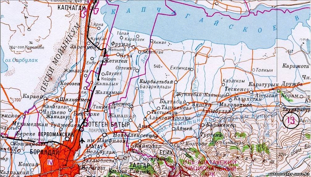 Карта Алматинской Области Яндекс